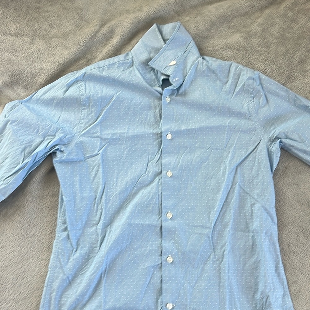 Express men’s blue dress shirt